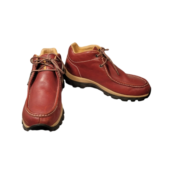 Perry Ellis America Progress High Leather Boots/Size 13 Chukka Boots Lace Up Y2K - Picture 5 of 11